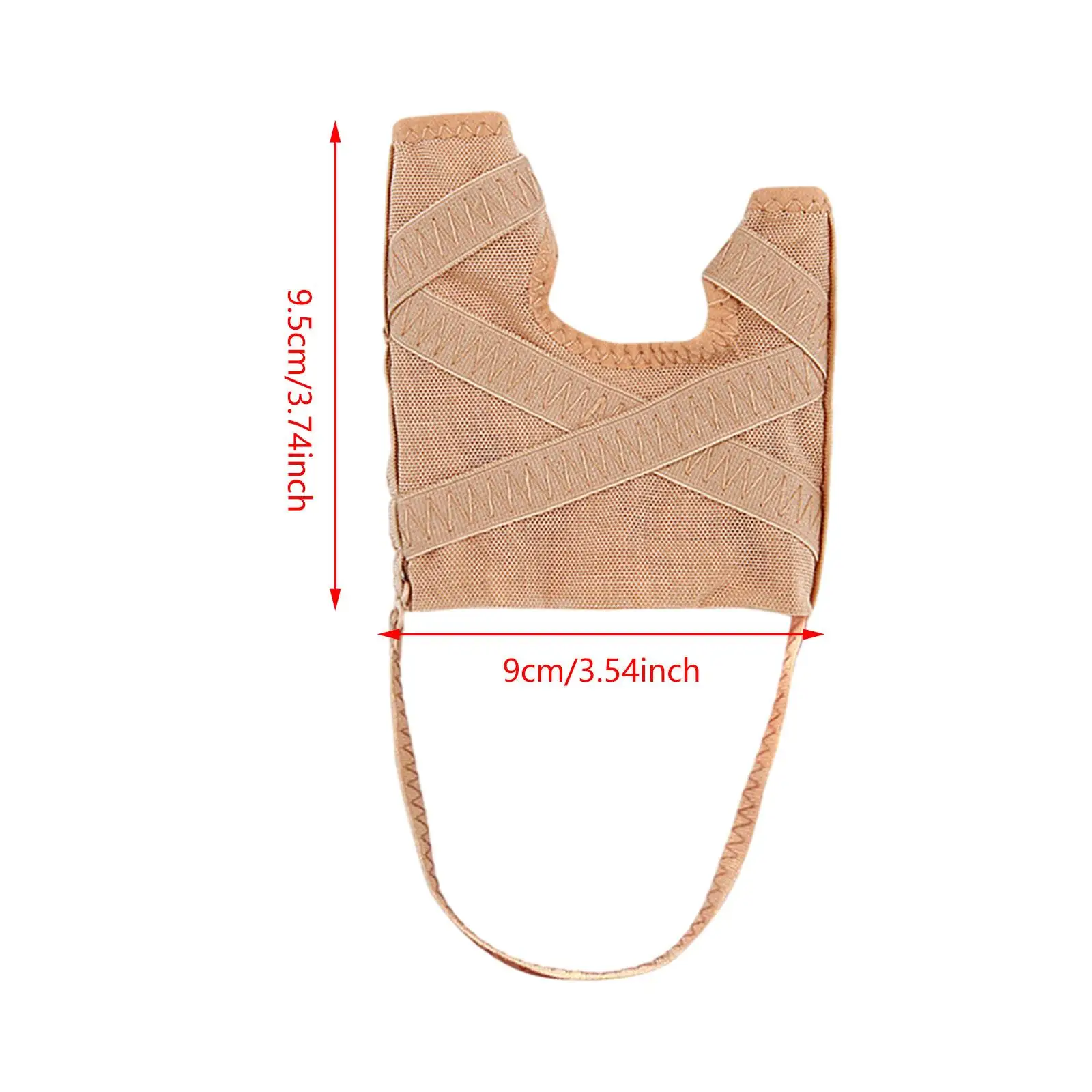 2Pcs Toe Separator Soft Provides Padding Day Night Wearable Mesh Toe Divider