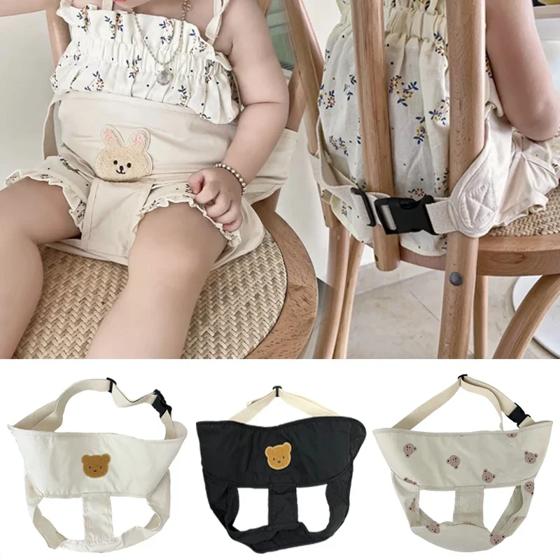 Baby Portable Dining Chair Seat Belt Korea Bear Lunch Chair Anti-drop Protect Wrap Feeding Harness Baby Seats Accessories
