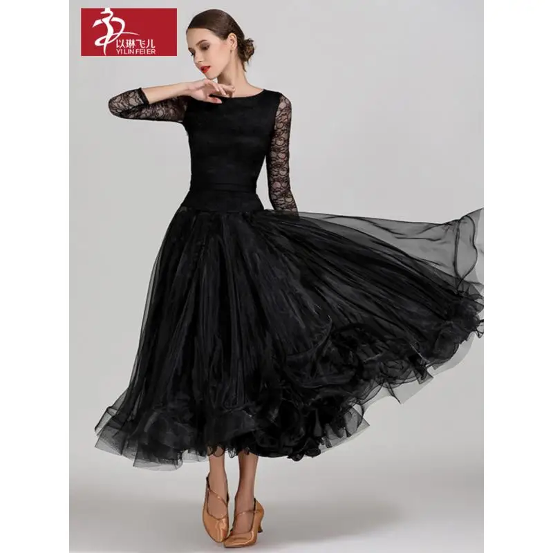 Newest Woman Ballroom Dance Competition Dress Dance Ballroom Waltz Standard Dress Women 1855