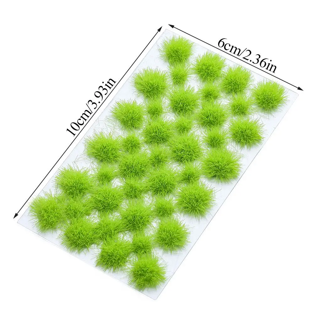 39PCS Static Grass Tuft Clusters for Micro Landscape and Wargame Scenery