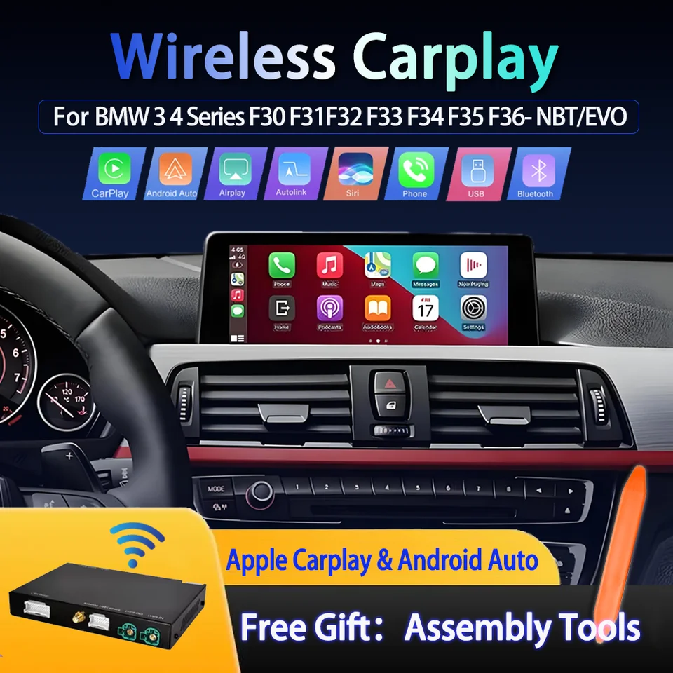 2025新製品 BMW NBT F30 シリーズ用ワイヤレス carplay および Android