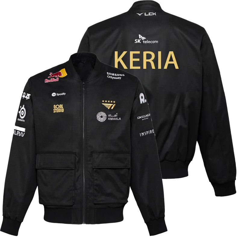 Bestseller 2025 T1 WORLDS FAKER Uniforme Veste LOL LCK Finals Du