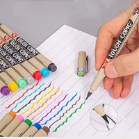 1pc Superior Different Color 1.5mm Drawing Brush Pen Painting Art Markers Stationery Art Supplies Marker Caligraphy Pen 2