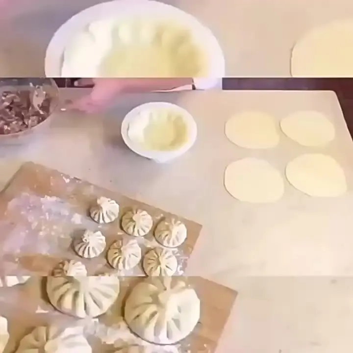 Форма для лепки баоцзы в форме цветка