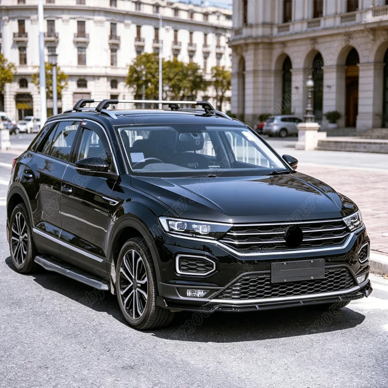 폭스바겐 T-Roc/T Roc TSI TDI 2017 2018 2019 2020 2021 프론트 범퍼 립 로워 턱 스포일러 프론트 에이프런 자동차 장식 부품