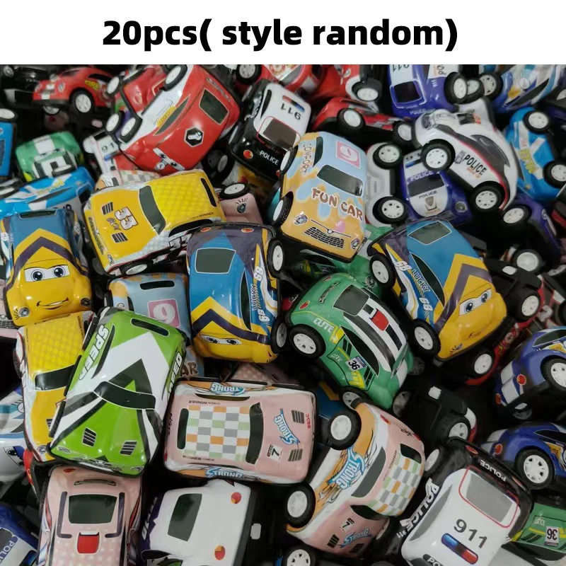 Set of 20 Miniature Alloy Racing Cars - Toy Collection