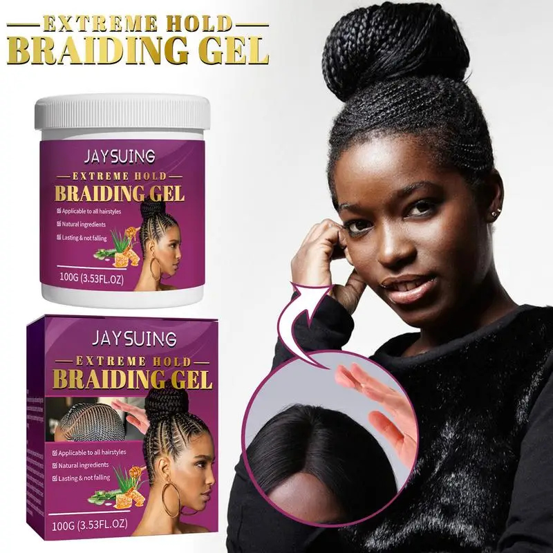 Braiding Gel Weave Molding Gel For Hair Neat Braiding Supplies To Keep Hair  Smooth And Moisturized For Long Short Curly Straight