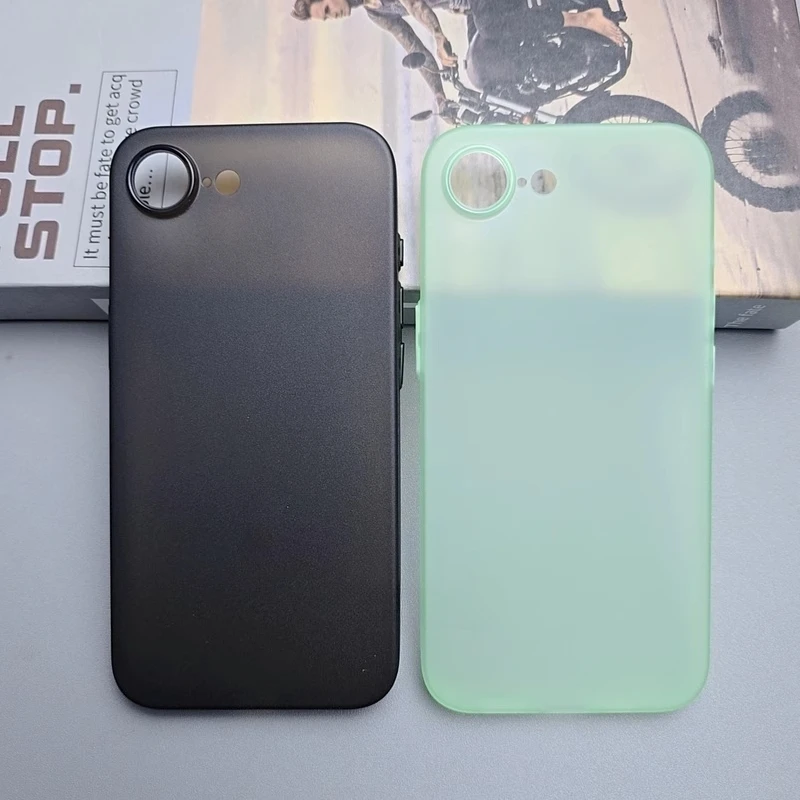 UltraThin Frosted Translucent Soft Case - Solid Color Clear Matte with Anti-Fingerprint Finish