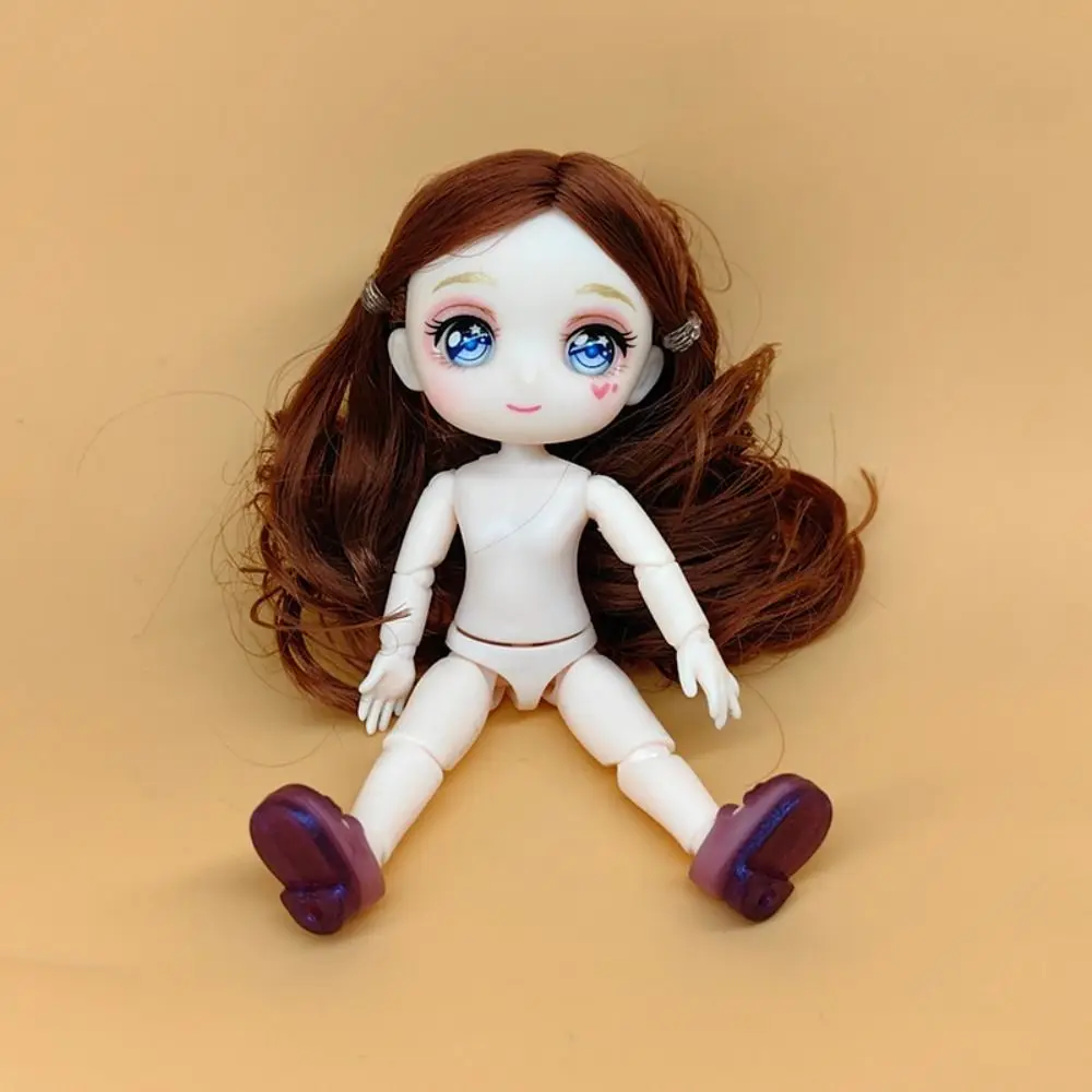 9.5cm Height Doll Body Multi Joints Spherical Jointed Nude Doll Toys Figure Body Movable Jointed Nude Dolls 4 Inch Doll