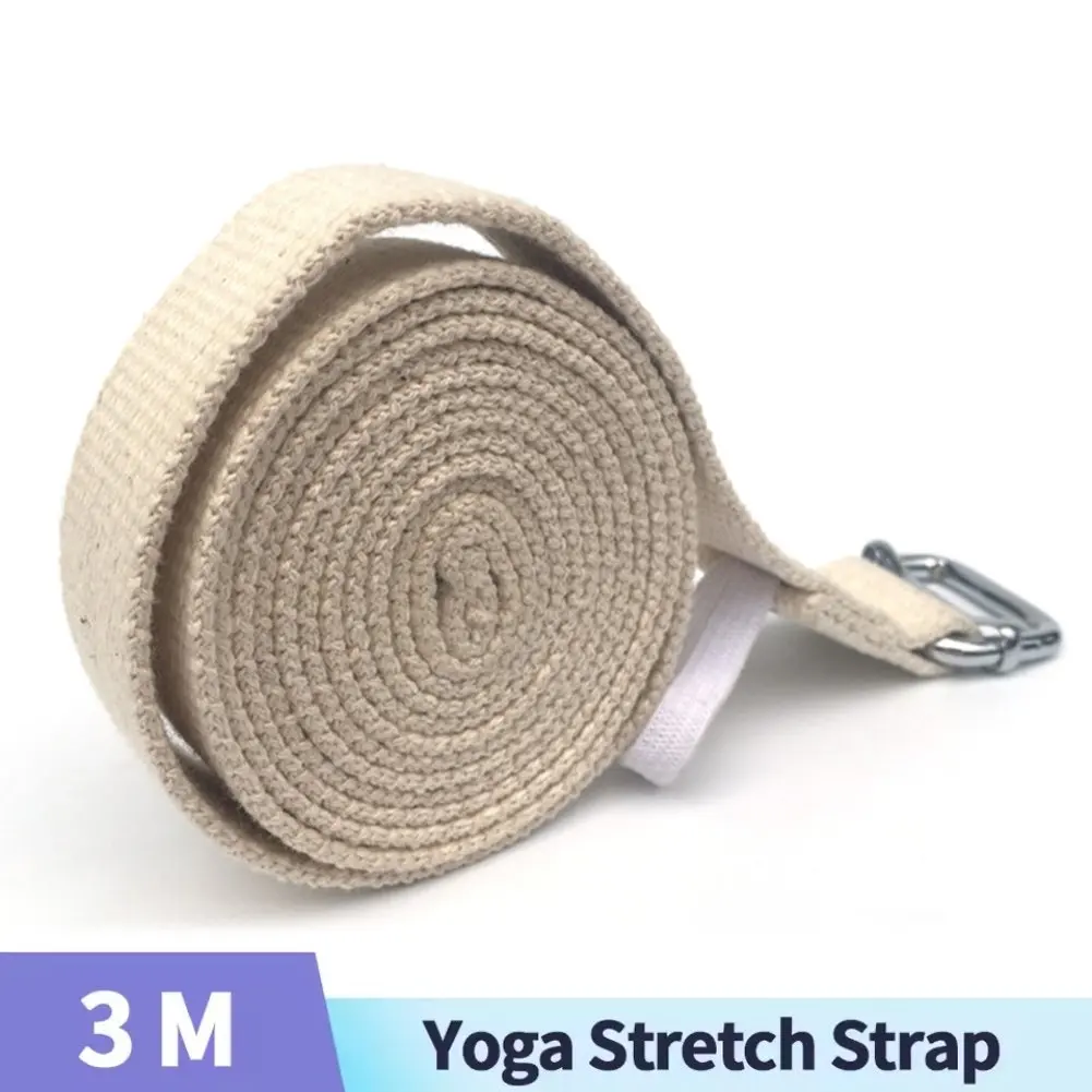 3M Adjustable Yoga Strap Resistance Band Yoga Stretch Strap D-Ring Belt Exercise Gym Rope Waist Leg Fitness Band Sport Belt