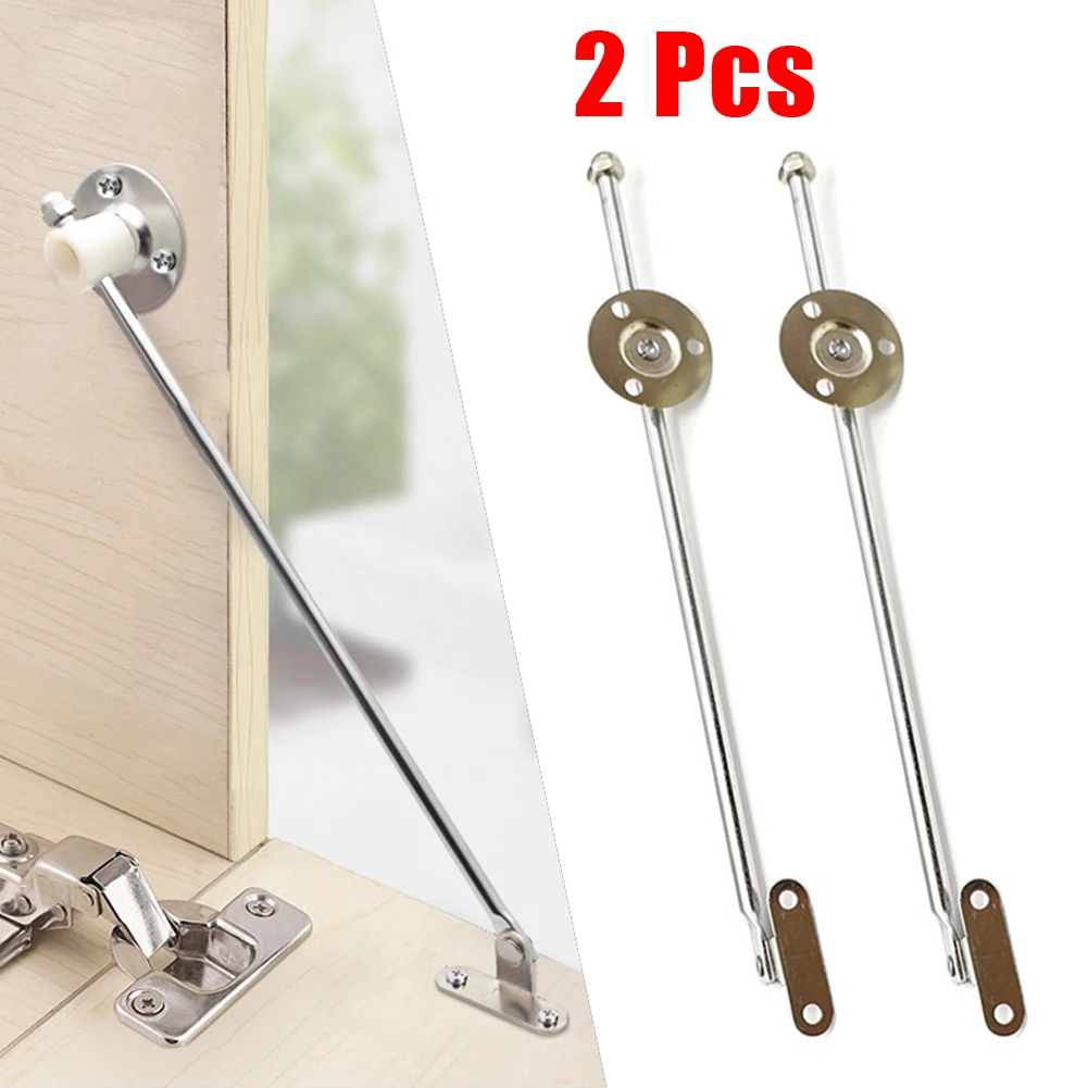 2 Pcs Door Stay Flat Doors Cabinet Lid Support Cupboard Doors Flap Stay Hinges Down Drop Lids Sliding Rail Hardware /230mm