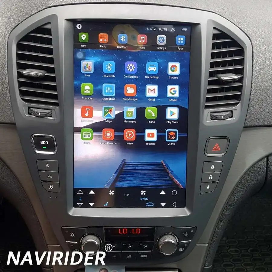 Android 15 do Opel Insignia 2011-2013 Buick Regal Ekran Tesla Radio Samochodowe GPS Nawigacja Carplay 128GB Radio Samochodowe