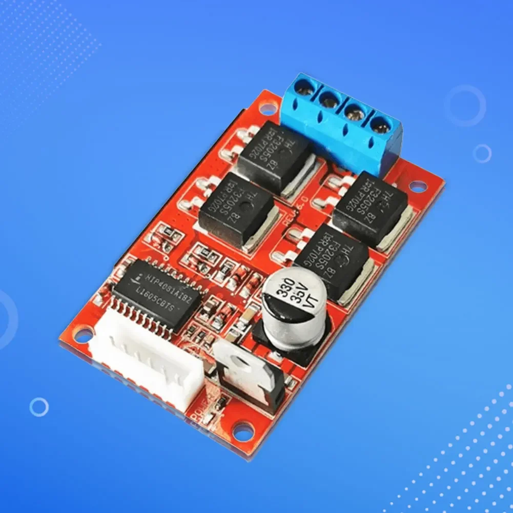 브러시드 PWM 모터 드라이버 모듈, H-브리지 고출력 DC 모터 드라이버 보드, DC 12V, 24V, 36V 리버싱 브레이크