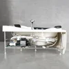Spa bathtub, two person jet bathtub with water jet device, soaking bathtub with hydraulic massage and chromotherapy 6