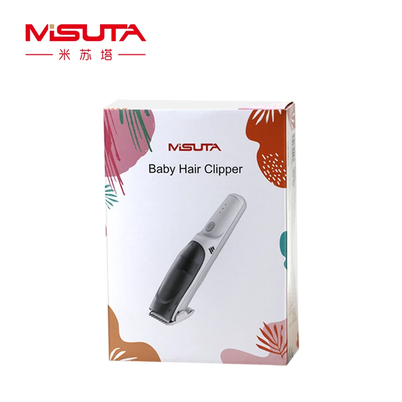 Baby Hair Trimmer USB Charging Battery Inside Children Hair Clipper Waterproof Material Quiet Voice Electric Hair Cutter