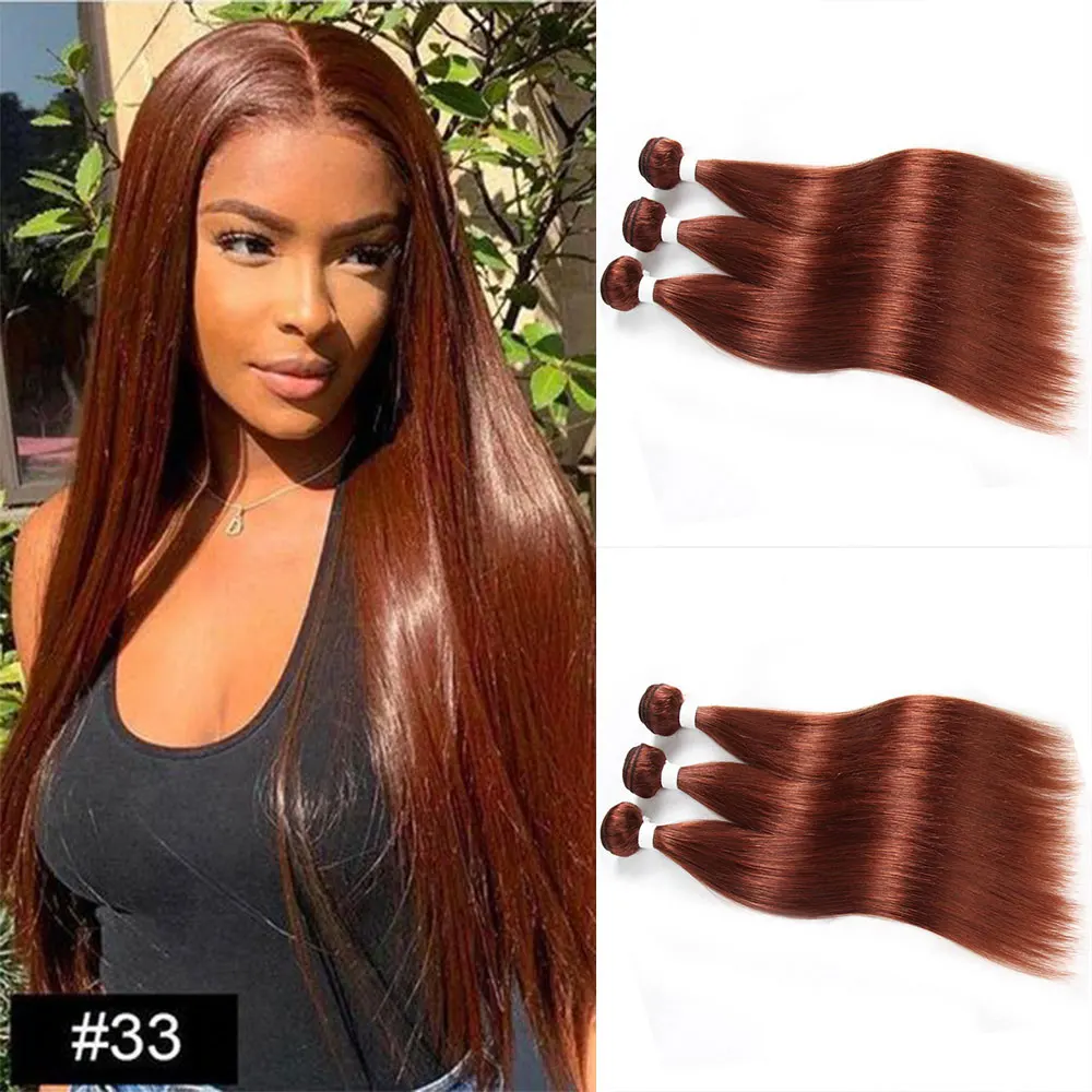 

Different Color Long Straight Human Brazilian Hair Bundles Wig Unprocessed Virgin Remy Hair Extensions For Black Women Wholesale