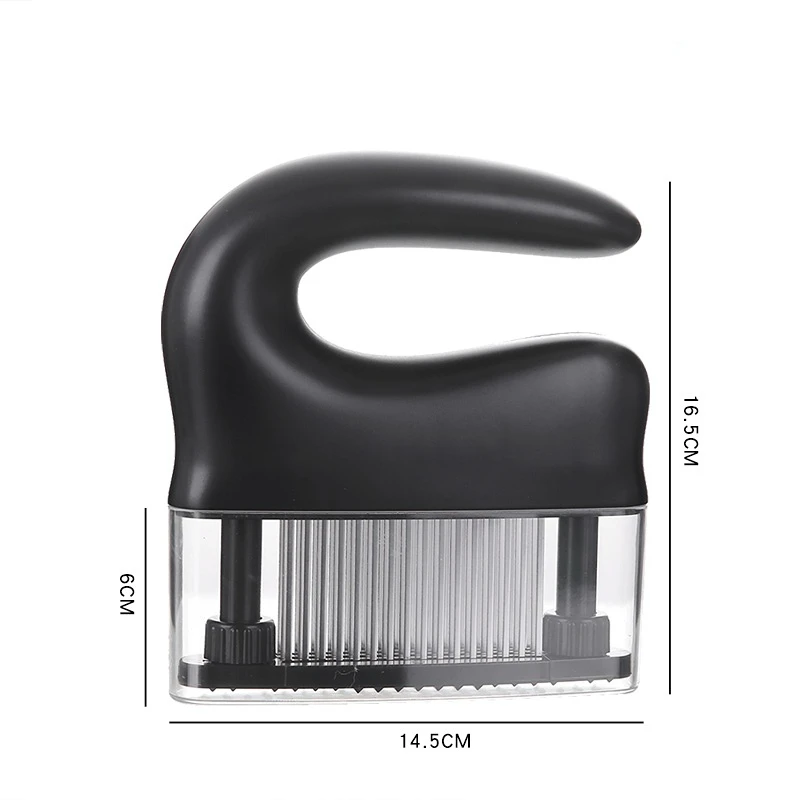Meat Tenderizer 48-pin Knocking Meat Piercing Taste Needle Household Steak Hammer Stainless Steel Beating Tool Meat Tenderizer