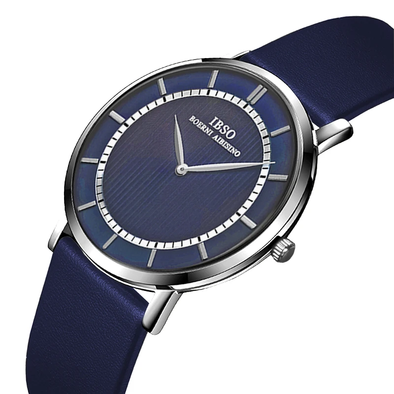 Waterproof Luxury Watch Men Steel Strap Casual Design Pointer Hand Clock Man Business Large Top Brand Leather Wristwatch Male