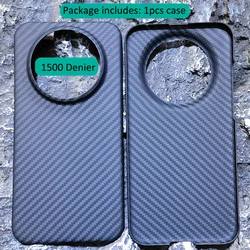 Premium Ultra - Thin Real Carbon Fiber Aramid Case - Lightweight Protective Shell for Mate 70 Air (Black 1500 Denier)