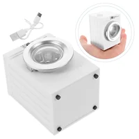 Mini House Layout Prop Miniature Washing Machine Model Dollhouse DIY Toy Portable 2
