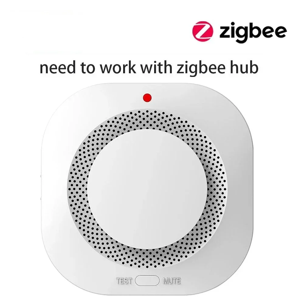 Smart Zigbee/Wifi Smoke Detector Smart Fire Fire Protection Home Security Alarm Sound Light Alarm APP Control smoke alarm