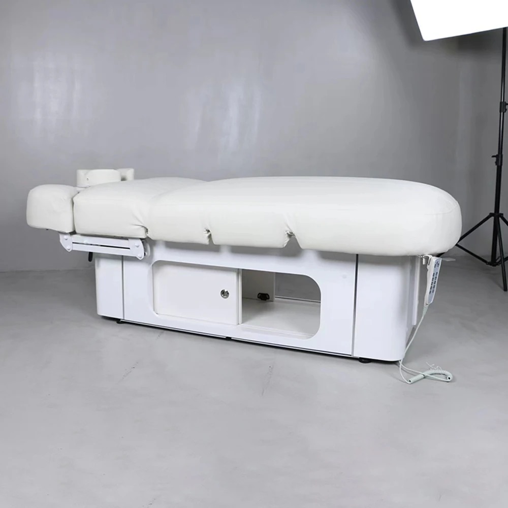 Ultra-soft Space cotton spa  facial bed electronic adjustable  table for massage treatment