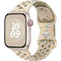 Enhanced Silicone Sport Strap - S11 - 42mm (A11 milk tea)