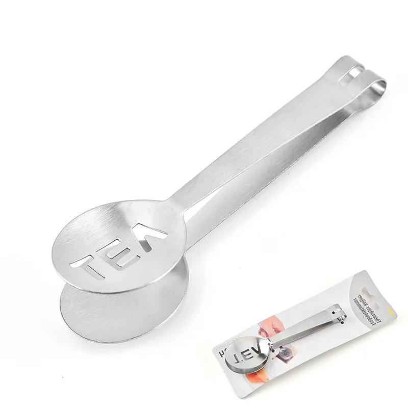 Tea Bag Clip Stainless Steel Thickened Lemon Tweezer Ice Sugar Barbecue Clip Home Kitchen Gadget Teaware Accessories Sale