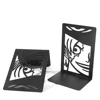 2pcs Anime One Piece Ace Book Ends, Non-Slip Metal Book Ends Office Bookends for Fans Collection Organise Desktop Bookends 5