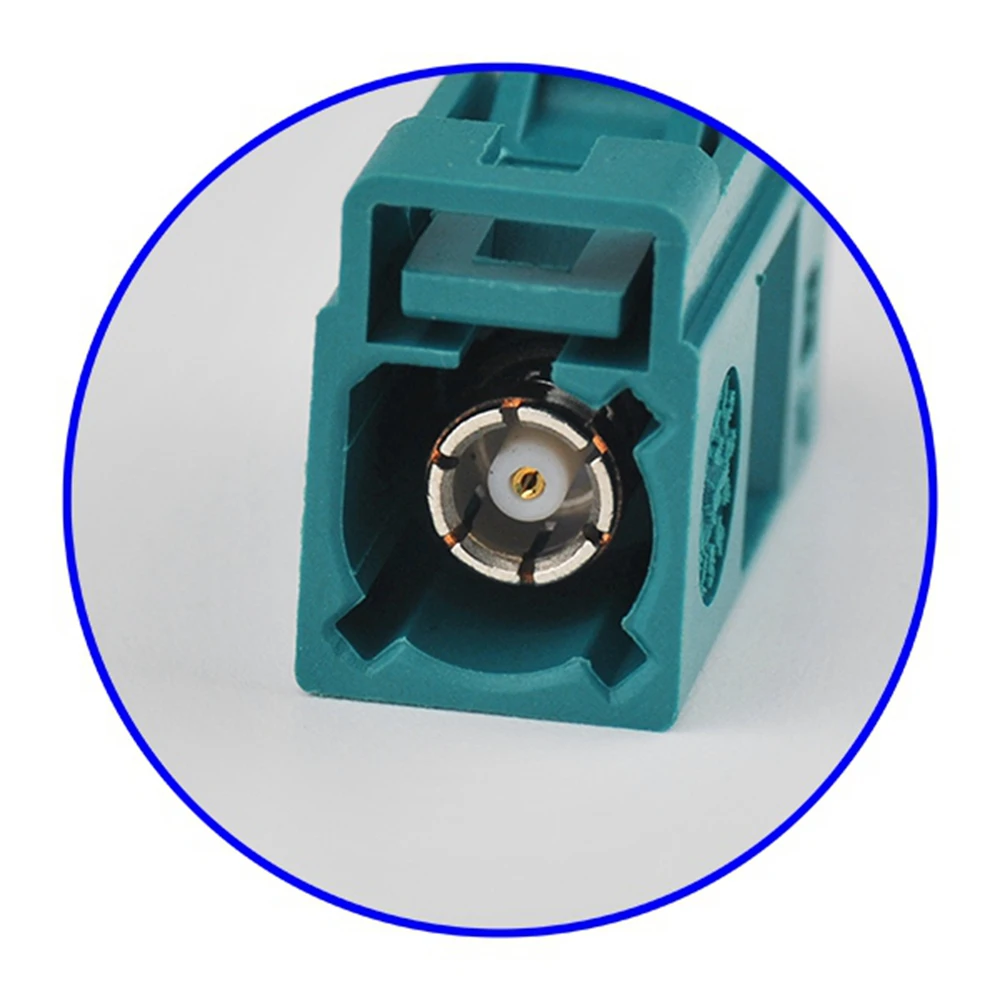 Superbat 10pcs Fakra Z Waterblue/5021 Neutral Coding Female Crimp Car Radio GPS Antenna Connector for RG316 RG174 LMR100 Cable