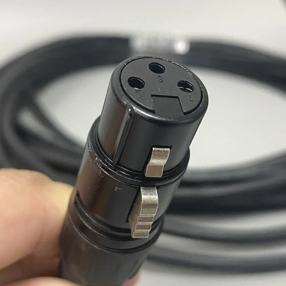 3-5M Moving Head Light DMX Cable 3Pin XLR Connector Foil Shield DMX512 Signal Transfer For Stage DJ Audio Smoke Machine Console dmx cable