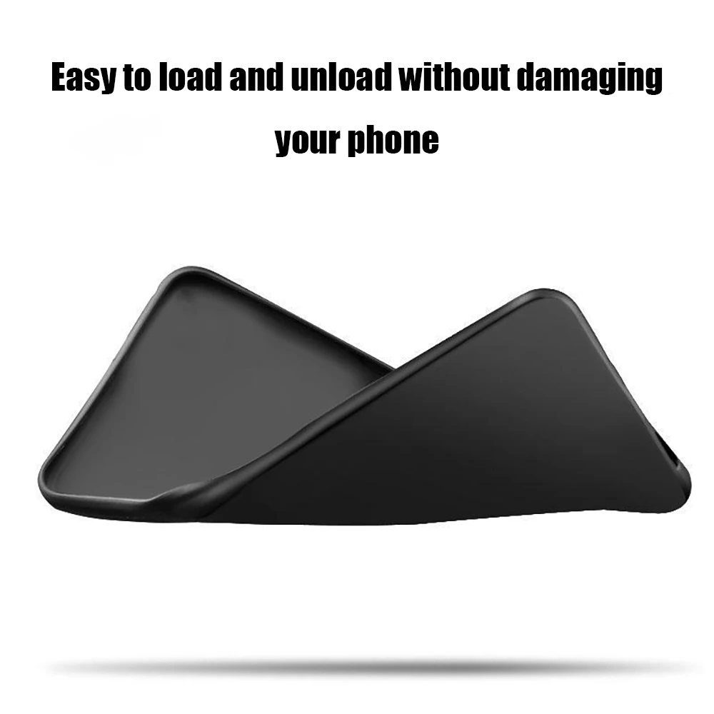 Sleek Black Car-Inspired Soft Phone Case