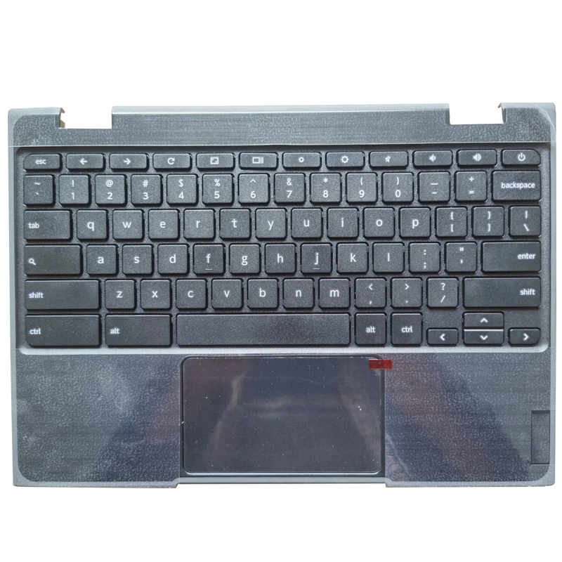 

New US Keyboard For Lenovo 100E Chromebook 2nd Gen With Palmrest Upper Cover Case 5CB0T79741 English Black