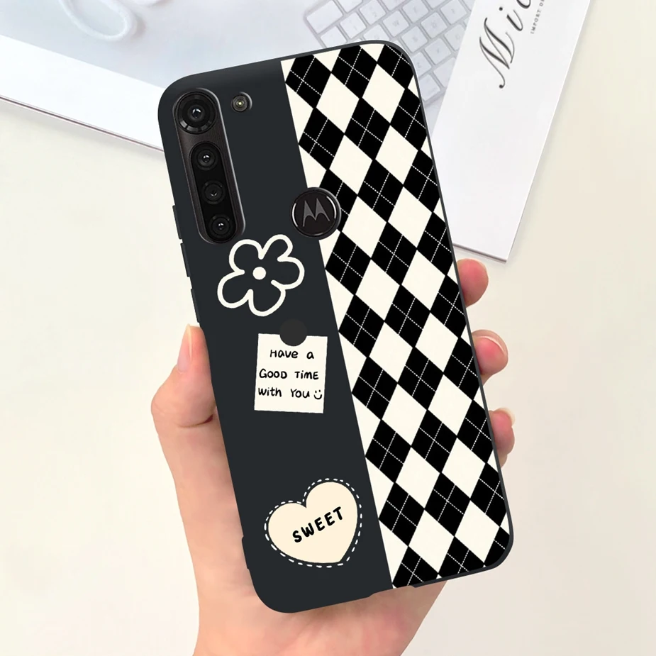 Stylish Art Painted Letters Phone Case - Soft s Coque