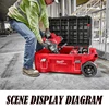 Milwaukee 48-22-8428 Tool Storage Spare Parts 35 Gallons Durable Impact Resistance Rolling Toolbox 6