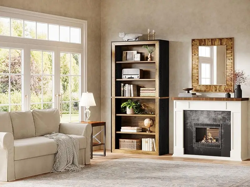 7-Tier Tall Bookcase