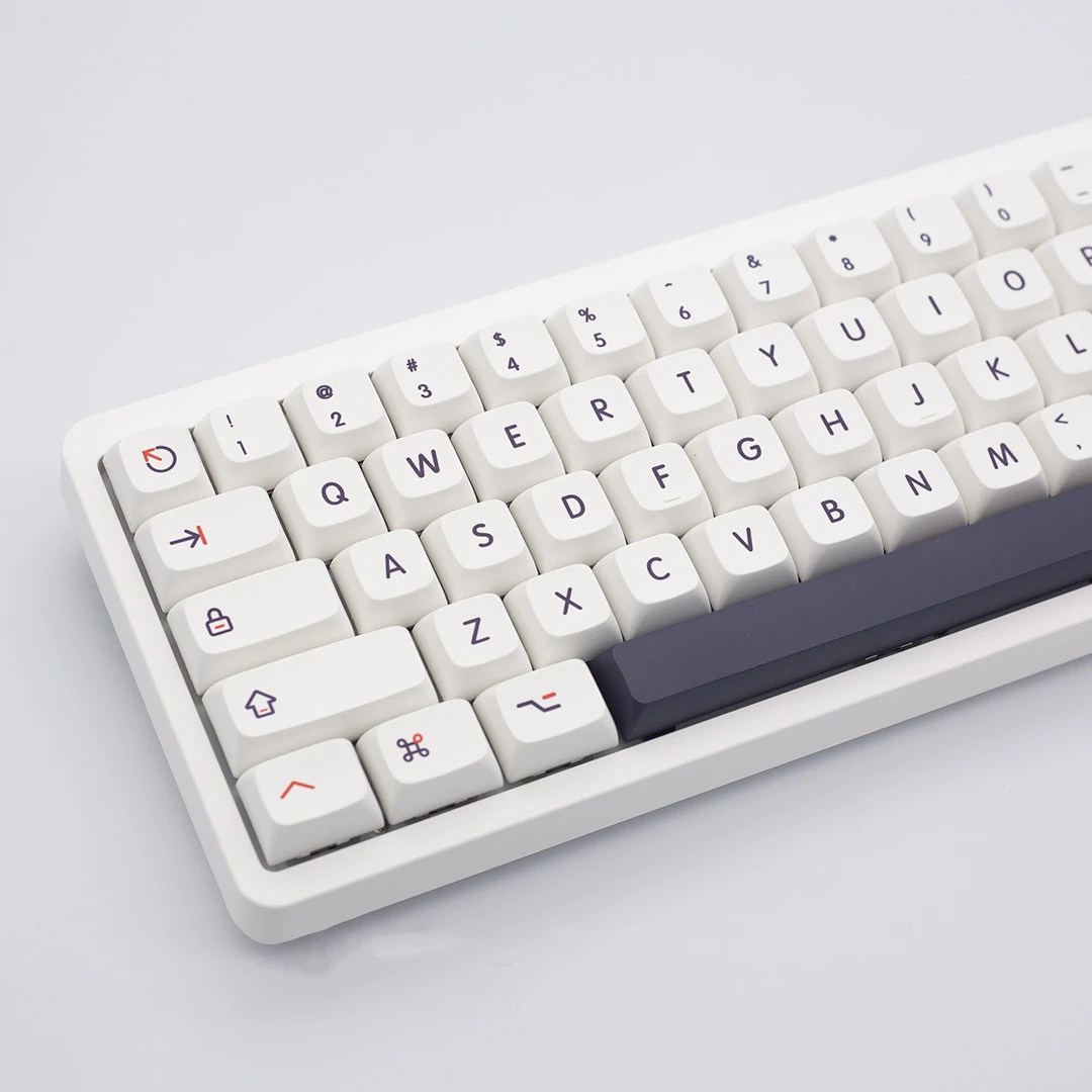 

FENDAI Keycaps Dye Sublimation English/Russian/Japanese Keycap PBT XDA Profile White Pink Keycap For MX Mechanical Keyboard