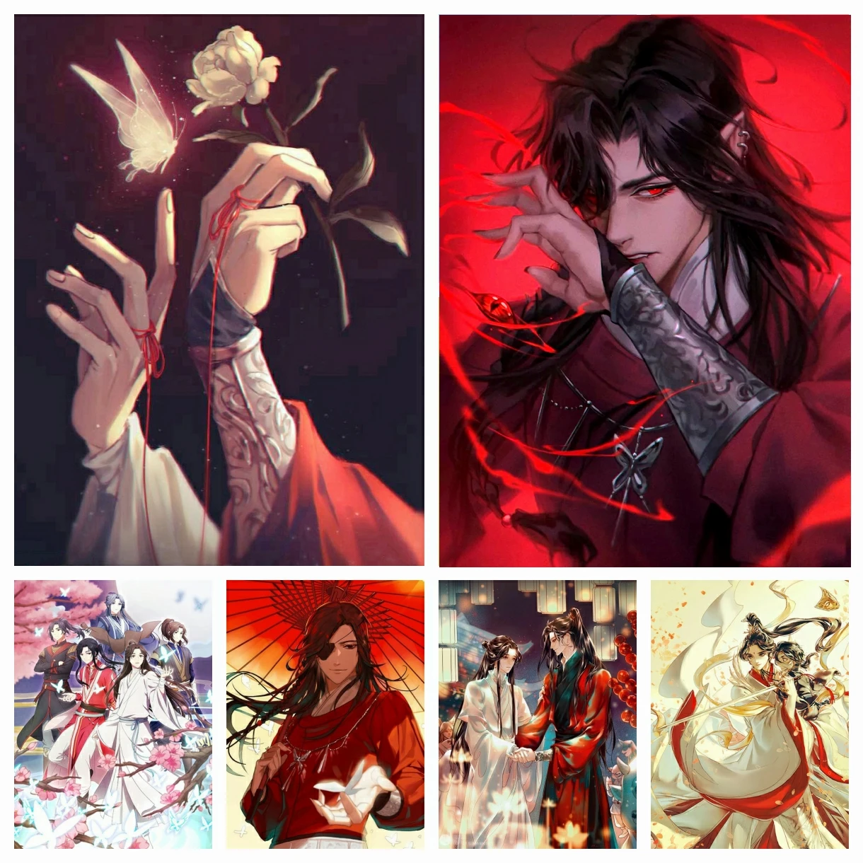 

Heaven Official's Blessing 5D DIY Diamond Painting Anime Tian Guan Ci Fu Hua Cheng Xie Lian Embroidery Cross Stitch Home Decor