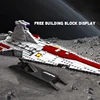 960PCS Space Battleship Building Blocks Spaceship Defense Ship MOC Model Bricks Kits Desktop Decoration Kids Toys Birthday Gifts 3