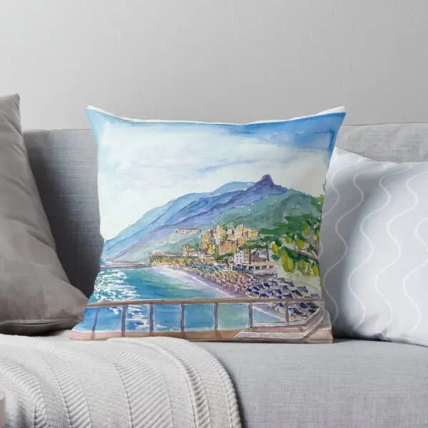 Великолепный вид на террасу с рисунком, комфортные декоративные подушки для спальни, не входят в комплект