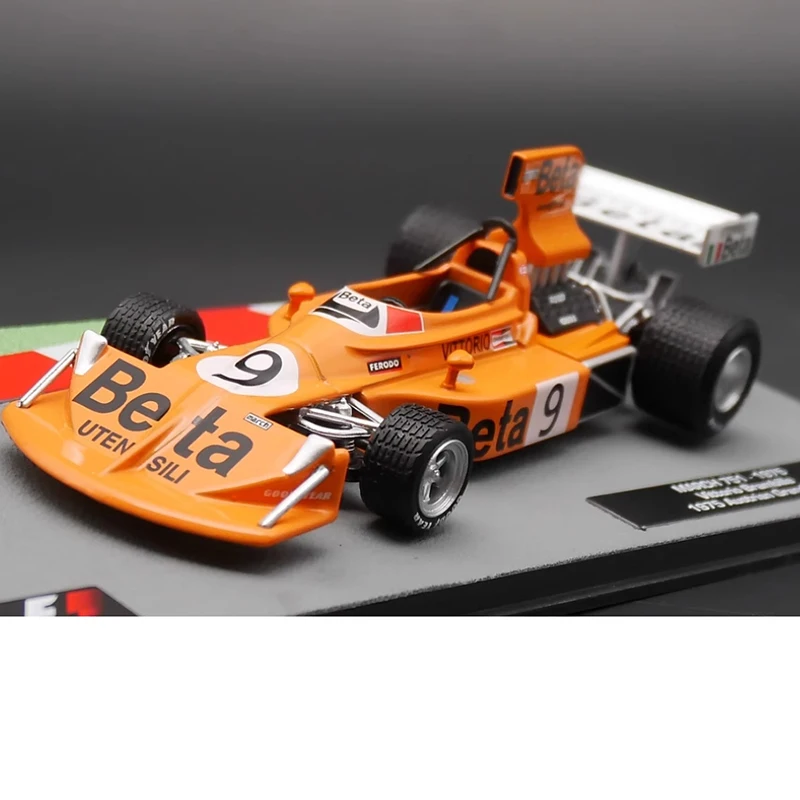 

Литая в масштабе 1:43 марта 751 1975 F1 модель гоночного автомобиля статическое украшение сувенирные подарки для взрослых мальчиков