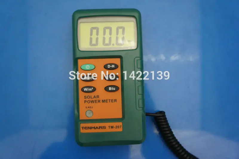 Tenmars TM-207 BTU Solar Power Meter Radiation Energy Tester RM Sensor for Solar Panel Testing and Light Measurement detail image 4