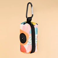 Abstract Designer Print Cute Design Pet Poop Bag Holder Dispenser Without Poop Bag And Leashes Can Attached With Any Dog Leashes 2