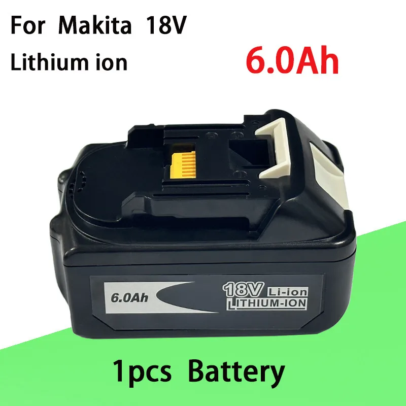 

18V Makita rechargeable lithium-ion battery, power tool replacement battery, 18V 6.0Ah, 12.0Ah BL1830, BL1815, BL1860, BL1840