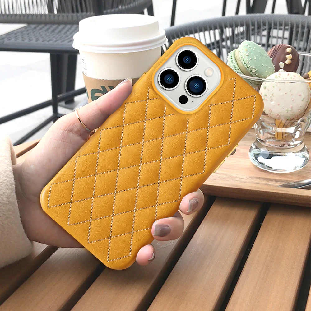 

Модный кожаный чехол LANGSIDI с губками для Iphone 13 mini 13 pro max, роскошный Магнитный ударопрочный чехол для iphone 13 pro, чехол