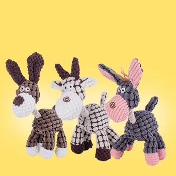 Plush Donkey Pet Toy 1