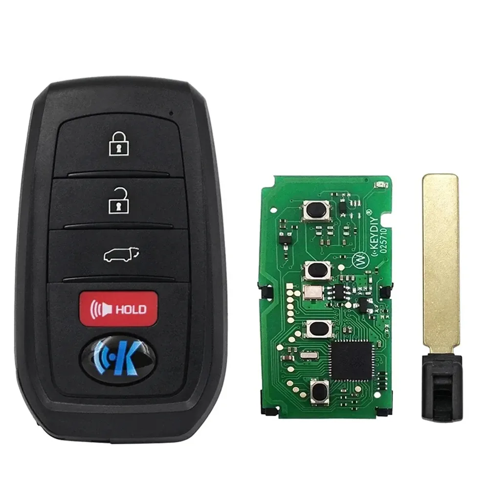 

KEYDIY TB01-4 KD Smart Car Key Prox Remote Control with 8A Chip for Toyota Corolla Camry&Lexus Support 2110 F433 for KD Tools