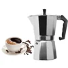 Aluminum Moka Espresso Percolator Pot Stovetop Coffee Maker - 1/3/6/9/12 Cup 2