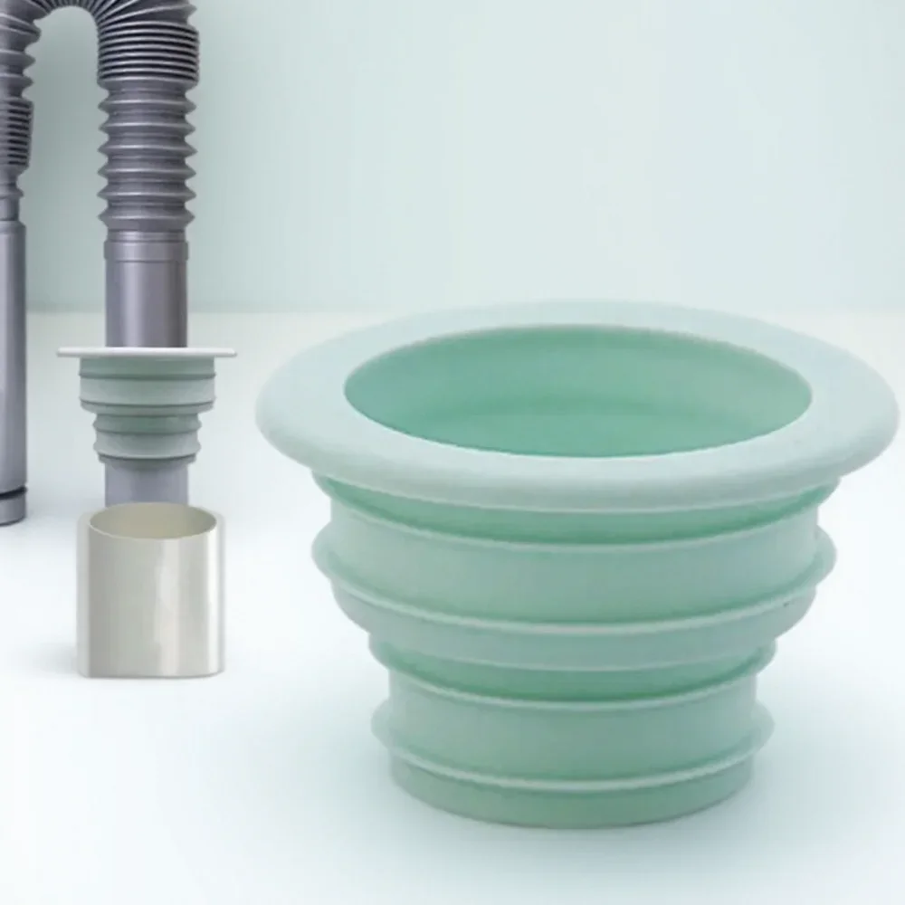 ท่อระบายน้ําแหวนซีลกําจัดกลิ่นสําหรับเครื่องซักผ้าท่อระบายน้ําปลั๊กซิลิโคนสําหรับอ่างล้างจานและอ่างล้างหน้า Kitchen Odor Control Solution 1