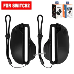 Ergonomic Gaming Mouse Grip for Enhanced Control & Portability - Set of 2 (Black)